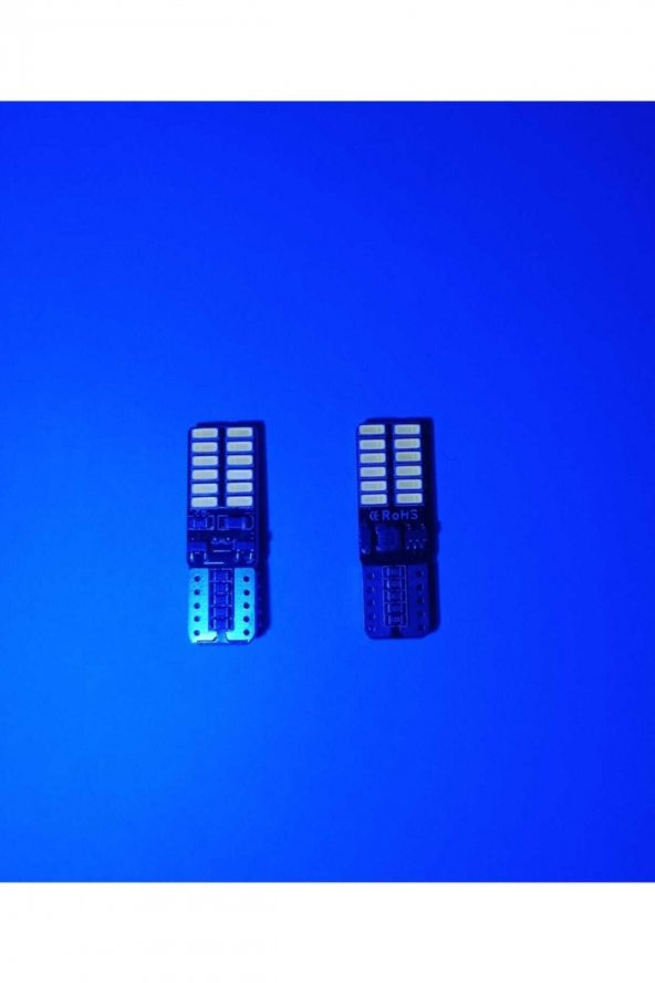 Mavi Renk 2 Adet 12v Uyumlu T10 Dipsiz Led CANBUSLÜ