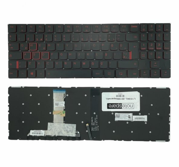 Lenovo Legion Y720 80VR001BUS Uyumlu Işıklı Klavye Siyah TR