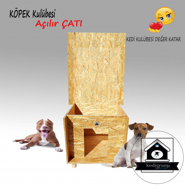Köpek Kulübesi Redroof M - Kedi Köpek Kulübesi - - Shıngle Kaplamalı Ahşap Kulübe - 4