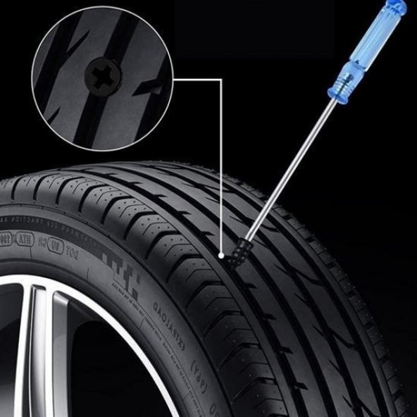 BUFFER® 10 Adet Çok Amaçlı Kolay Kullanılabilir Araba Lastiği Tamir Kauçuğu - 2