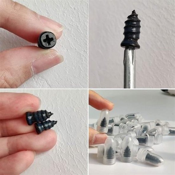 BUFFER® 10 Adet Çok Amaçlı Kolay Kullanılabilir Araba Lastiği Tamir Kauçuğu - 4