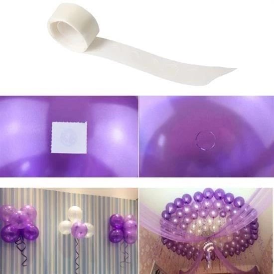 BUFFER® Sticker Damla Model Çift Taraflı Yapışkan Balon Yapıştırıcısı - 9