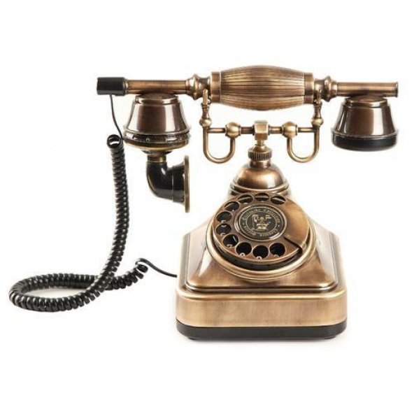 Anna Bell Klasik Eskitme Çevirmeli Telefon