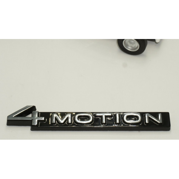 Volkswagen 4 Motion Bagaj Yeni Nesil Krom Metal Logo Amblem Orjinal Ürün - 3