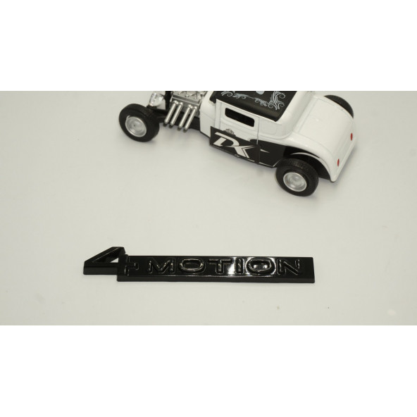Volkswagen 4 Motion Bagaj Yeni Nesil Siyah Metal Logo Amblem Orjinal Ürün - 2