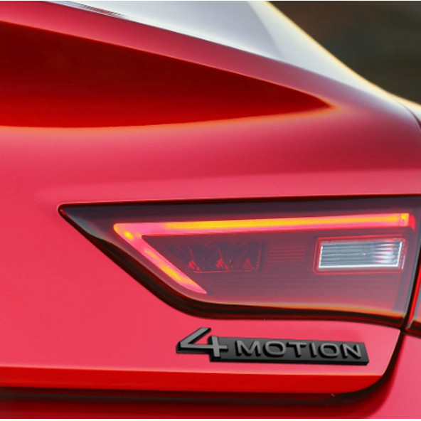 Volkswagen 4 Motion Bagaj Yeni Nesil Siyah Metal Logo Amblem Orjinal Ürün - 7