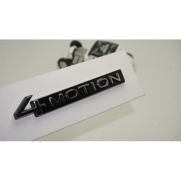 Volkswagen 4 Motion Ön Panjur Yeni Nesil Krom Metal Logo Amblem Orjinal Ürün