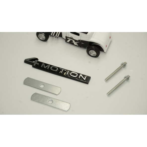 Volkswagen 4 Motion Ön Panjur Yeni Nesil Krom Metal Logo Amblem Orjinal Ürün - 2