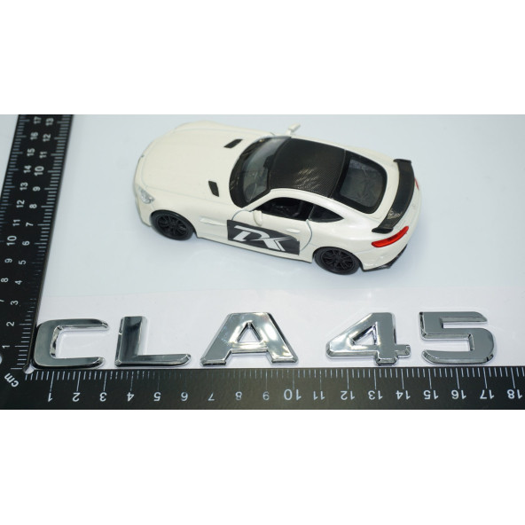 DK Tuning Benz CLA45 Bagaj Krom ABS 3M 3D Yazı Logo - 4