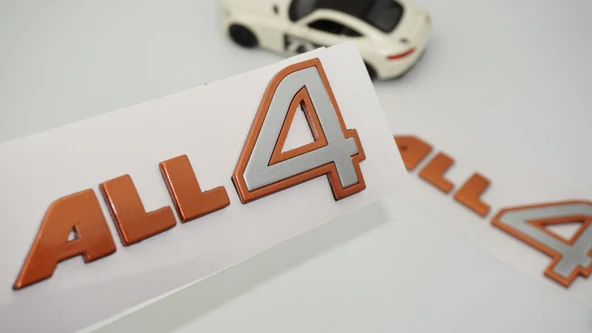 DK Tuning ALL4 Bronz Gri Kapı Yazı Logo 2 Li Set Mini Cooper İle Uyumlu ürün görseli 1