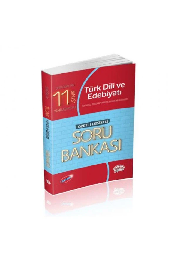 EDİTÖR 11.SINIF TÜRK DİLİ ÖZETLİ LEZZETLİ SORU BAN