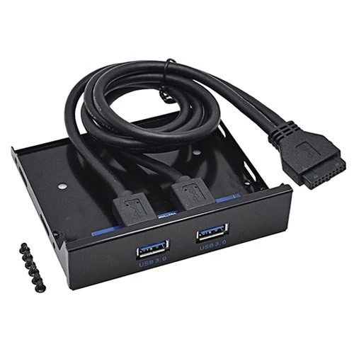 USB 3.0 Ön Panel 3.5 Inç 2Port usb 3.0 Hub 20pin Konnektörlü