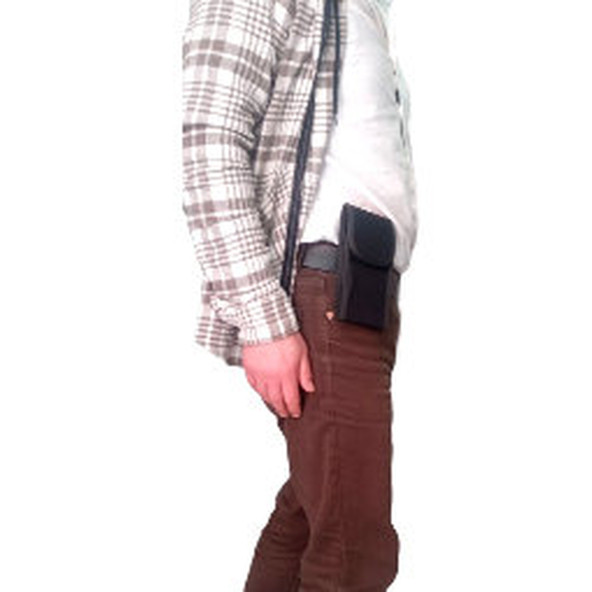 Kemere Takılan Büyük Boy Dik Kılıf 17x7 Cm - Resim 4