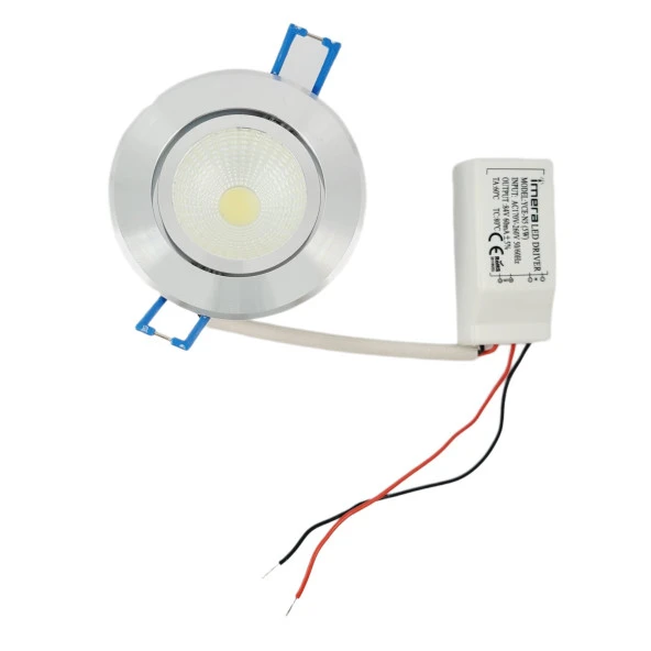 3 WATT LED SPOT TRAFOLU KROM KASA GÜN IŞIĞI (YCE-N3)