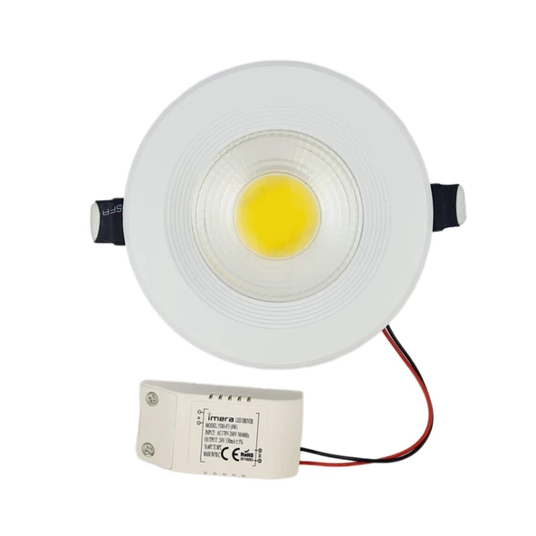 8 WATT LED SPOT TRAFOLU BEYAZ KASA GÜN IŞIĞI (YDO-F3)