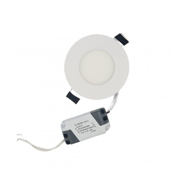 3 WATT LED SPOT TRAFOLU BEYAZ - GÜMÜŞ KASA ÇİFT RENK (BEYAZ IŞIK VE GÜN IŞIĞI) HL-3003 - 4