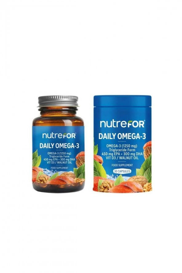 Daily Omega-3 1250mg 30 Kapsül | Balık Yağı Ve D3 Vitamini
