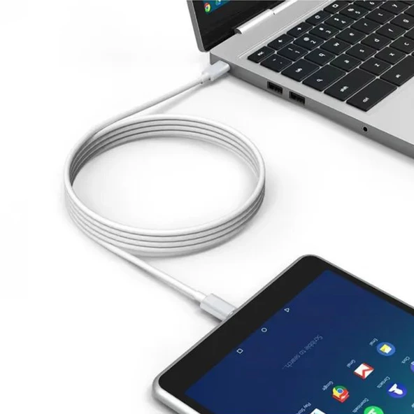 Type C PD usb c  erkek erkek hızlı şarj ve data kablosu 1m - 3