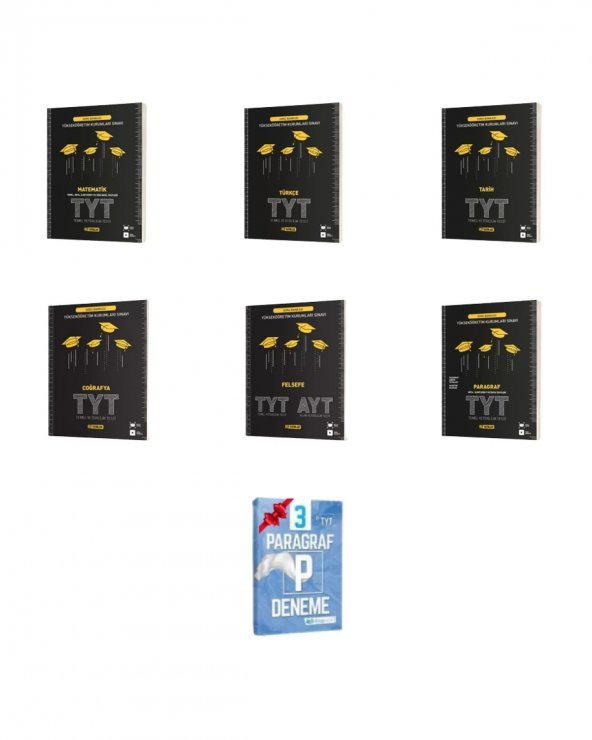 TYT Matematik Türkçe Tarih Coğrafya Paragraf ve TYT-AYT Felsefe Soru Bankası