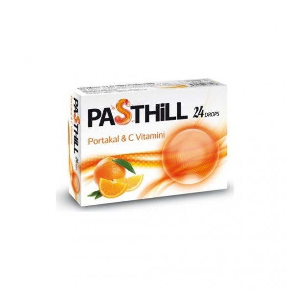 Pasthill Portakal & C Vitamini Pastil Drops 24lü