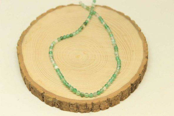 Akik Taşı Dizi 4mm (27860) - Resim 3