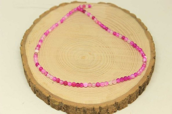 Akik Taşı Dizi 4mm (27865) - Resim 3