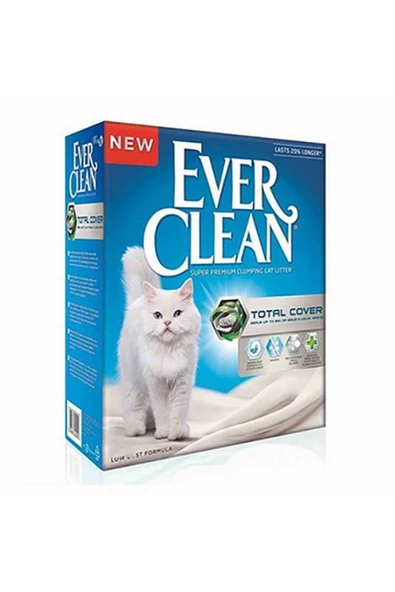 Ever Clean Total Cover İnce Taneli Topaklaşan Kedi Kumu 10 L