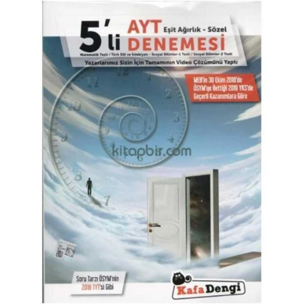 KAFADENGİ AYT EŞİTAĞIRLIK SÖZEL 5 Lİ DENEME