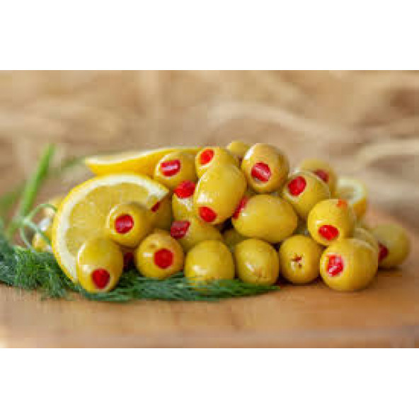 BEYLER DİYARI Biber Dolgulu Yeşil Zeytin 1 kg - 2