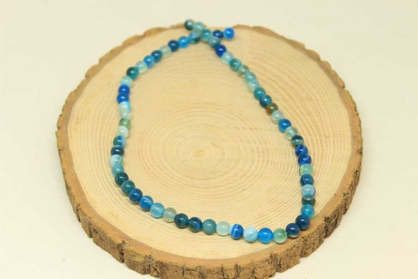 Akik Taşı Dizi 6mm (27895) - Resim 3