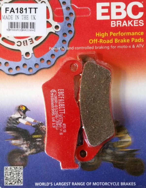 Ebc Fa181Tt 2020-2023 CF Moto 800MT Sport Arka Fren Balatası Karbon Balata