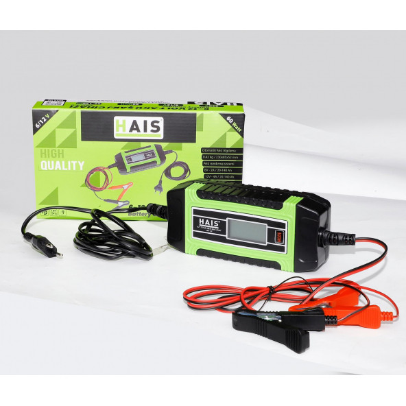 Hais Digital 6 - 12 Volt Akü Şarj Cihazı