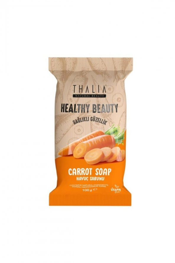 Hassas Ciltler Için Etkili Doğal Havuç Özlü Sabun Seti 2 X 100gr