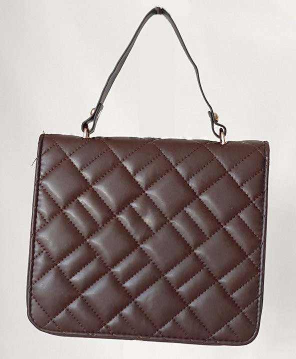 Modam Melek Acı Kahverengi Kadın Şık Omuz Çantası 02990115 - 3