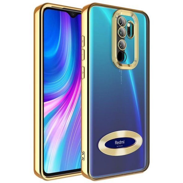 Xiaomi Redmi Note 8 Pro Kılıf Logo Gösteren Şeffaf Şık Lüx Silikon - 3