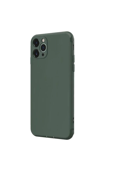 Apple iPhone 11 Pro Tıpalı Silikon Yeşil