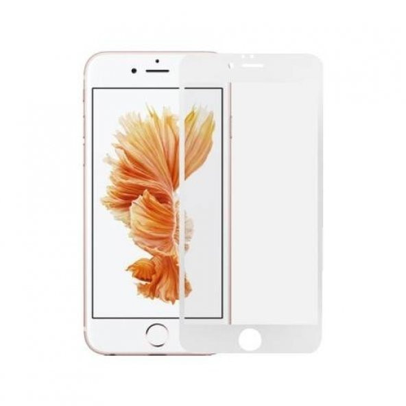 iPhone 7 Plus Mat Seramik Ekran Koruyucu Beyaz