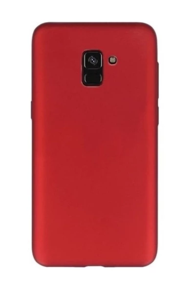 Samsung Galaxy A8 2018 (A530) Premium Silikon Kılıf Bordo