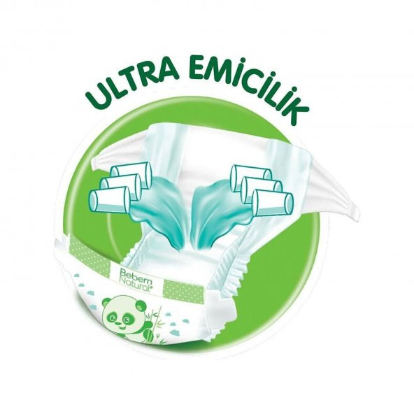 Bebem Natural Bebek Bezi Ultra Fırsat Paketi 5 Beden 72x3 216 Adet - Resim 4