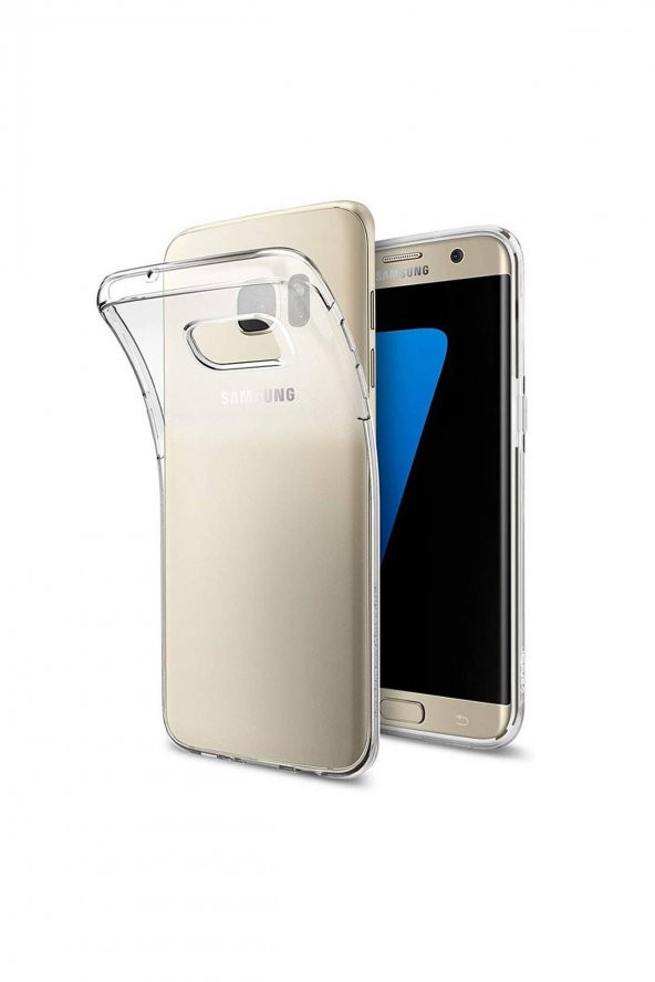 Samsung Galaxy S7 Edge Premium Silikon Kılıf Şeffaf