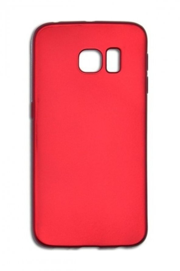 Samsung Galaxy S7 Edge Premium Silikon Kılıf Bordo
