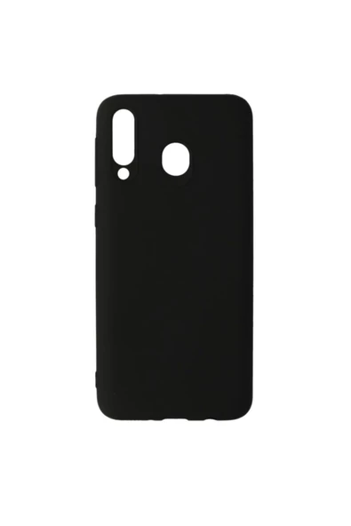 Samsung Galaxy M30 Premium Silikon Kılıf Siyah