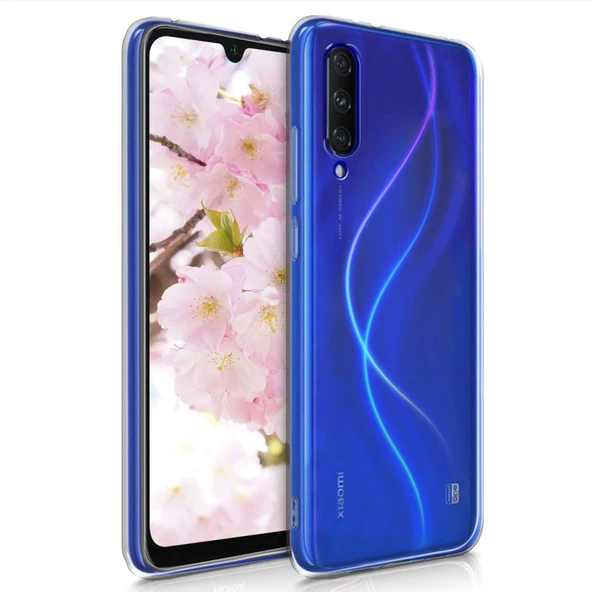 Xiaomi Mi 9 Lite Premium Silikon Kılıf Şeffaf