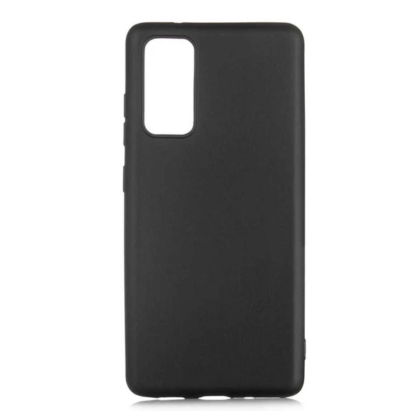 Samsung Galaxy S20 Ultra Premium Silikon Kılıf Siyah