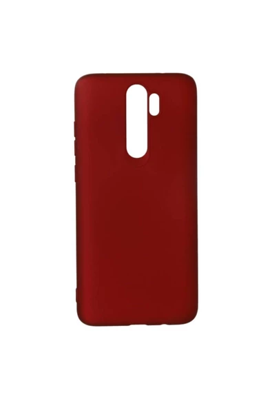 Xiaomi Redmi Note 8 Pro Premium Silikon Kılıf Bordo