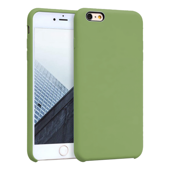 Apple iPhone 6 Plus İnce Mat Silikon Kılıf Yeşil
