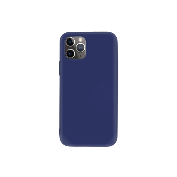 Apple iPhone 11 Pro İnce Mat Silikon Kılıf Lacivert - 2