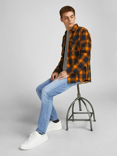 Jack Jones Lıam Jj Orıgınal Erkek Jean Pantolon 12222090 - 4