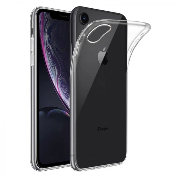 Apple iPhone XR Ultra İnce Silikon Kılıf Şeffaf