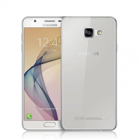 Samsung Galaxy J7 Prime Ultra İnce Silikon Kılıf Şeffaf